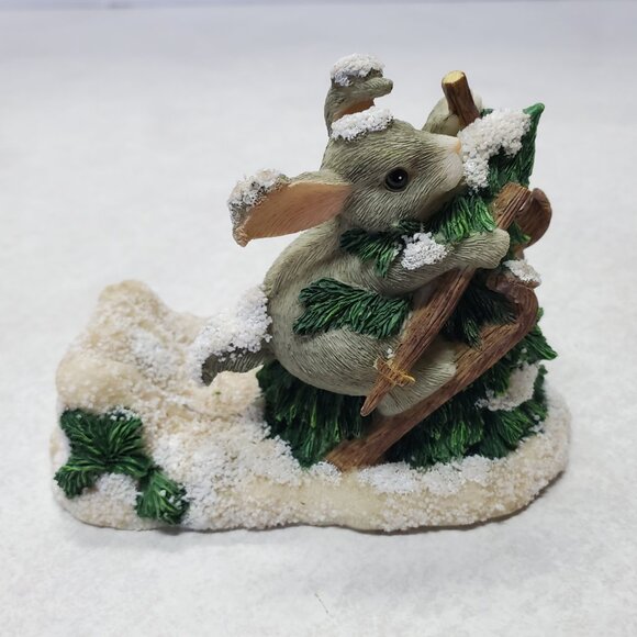 Charming Tails Figurine Collectible Who Put That Tree There? - Picture 6 of 10